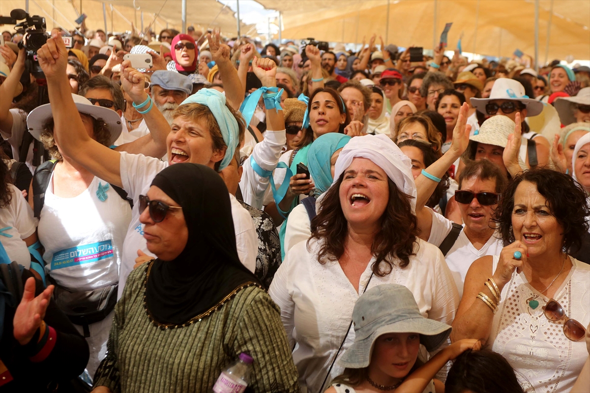 Filistinli ve İsrailli kadınlardan 'barış yürüyüşü' - 12