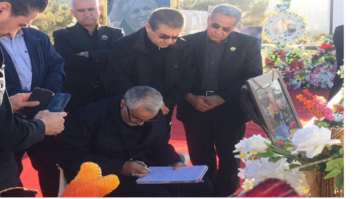 Kasım Süleymani, Celal Talabani'nin mezarını ziyaret etti - 0