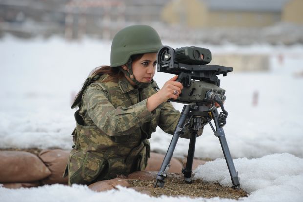 Kadın astsubay adayları eğitimlere başladı - 0