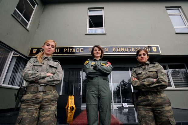 Kadın astsubay adayları eğitimlere başladı - 0