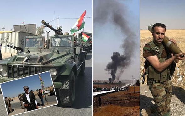 Erbil-Kerkük karayolunda Irak güçleri ve Peşmerge çatışıyor - 0