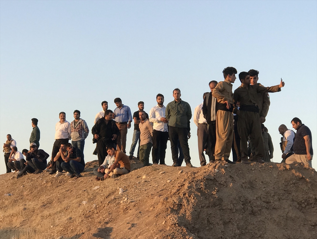 Irak güçleri ve Peşmerge karşı karşıya! Erbil-Kerkük karayolundan kareler - 0