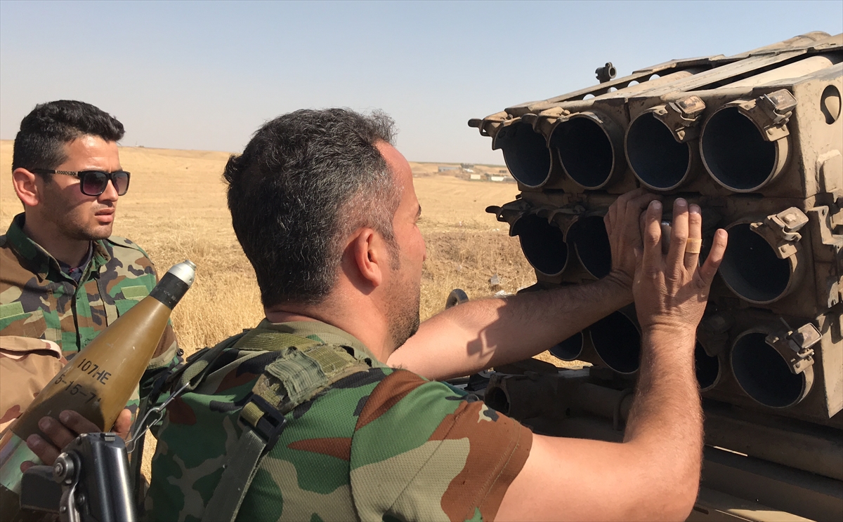 Irak güçleri ve Peşmerge karşı karşıya! Erbil-Kerkük karayolundan kareler - 0