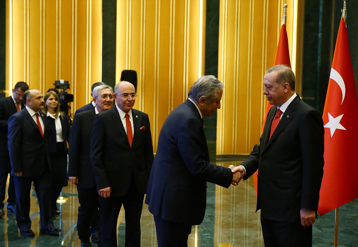 Cumhurbaşkanı Erdoğan, Külliye'de kutlamaları kabul etti - 0