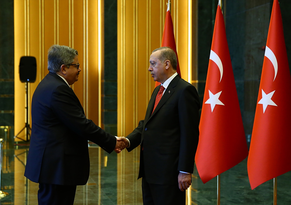 Cumhurbaşkanı Erdoğan, Külliye'de kutlamaları kabul etti - 0