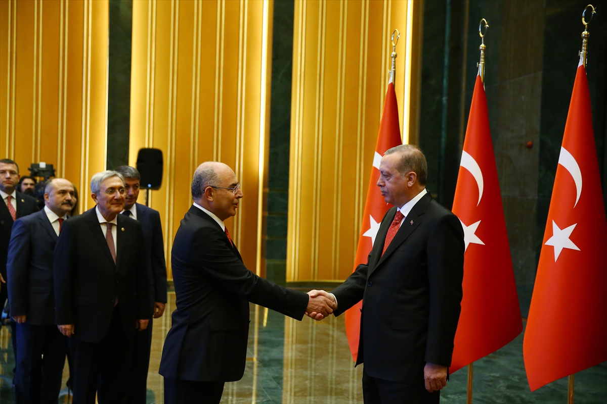 Cumhurbaşkanı Erdoğan, Külliye'de kutlamaları kabul etti - 0