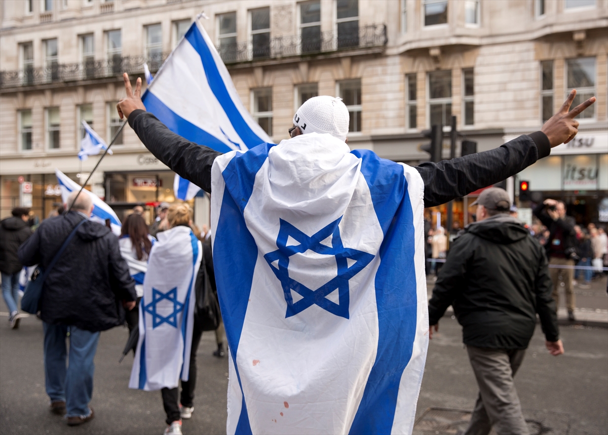 100. yılında Londra'da 'Balfour' protestosu - 0