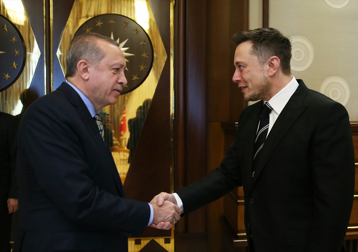 Erdoğan Tesla'nın kurucu Elon Musk'u - 0