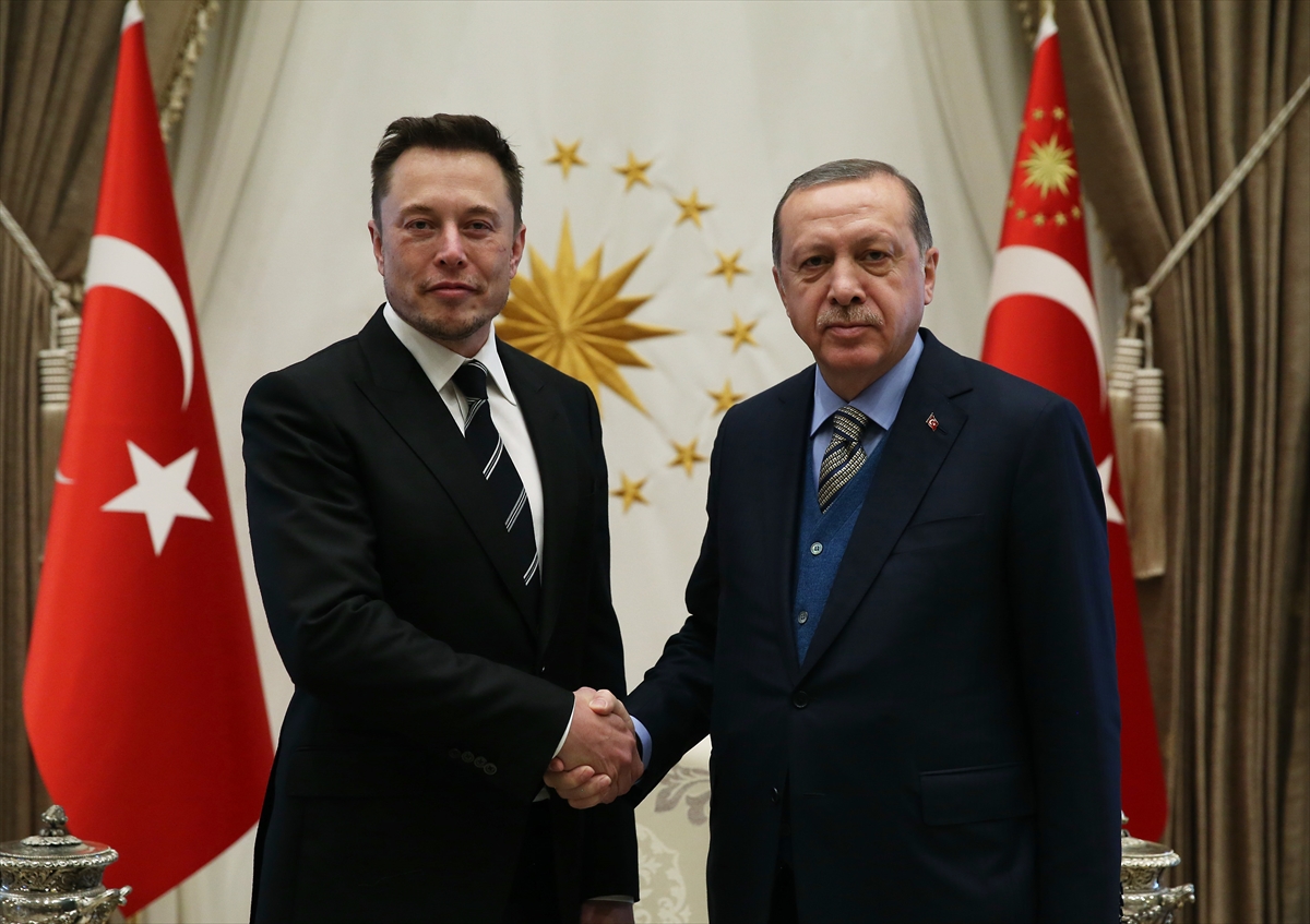 Erdoğan Tesla'nın kurucu Elon Musk'u - 0