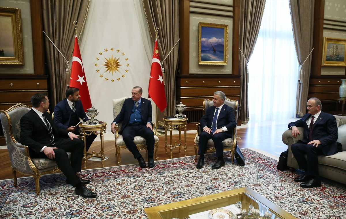 Erdoğan Tesla'nın kurucu Elon Musk'u - 0