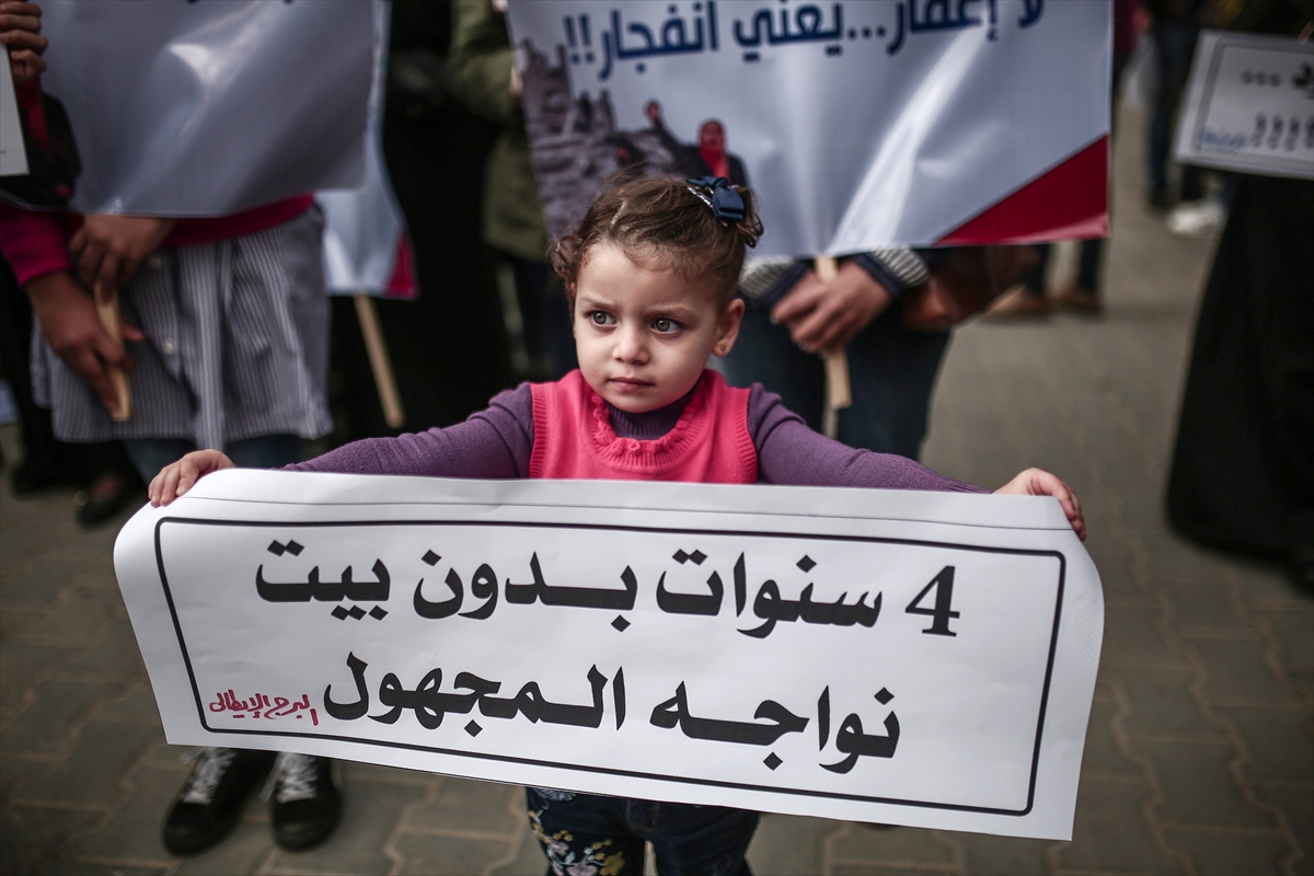 Gazzelilerden imarın gecikmesine protesto - 0