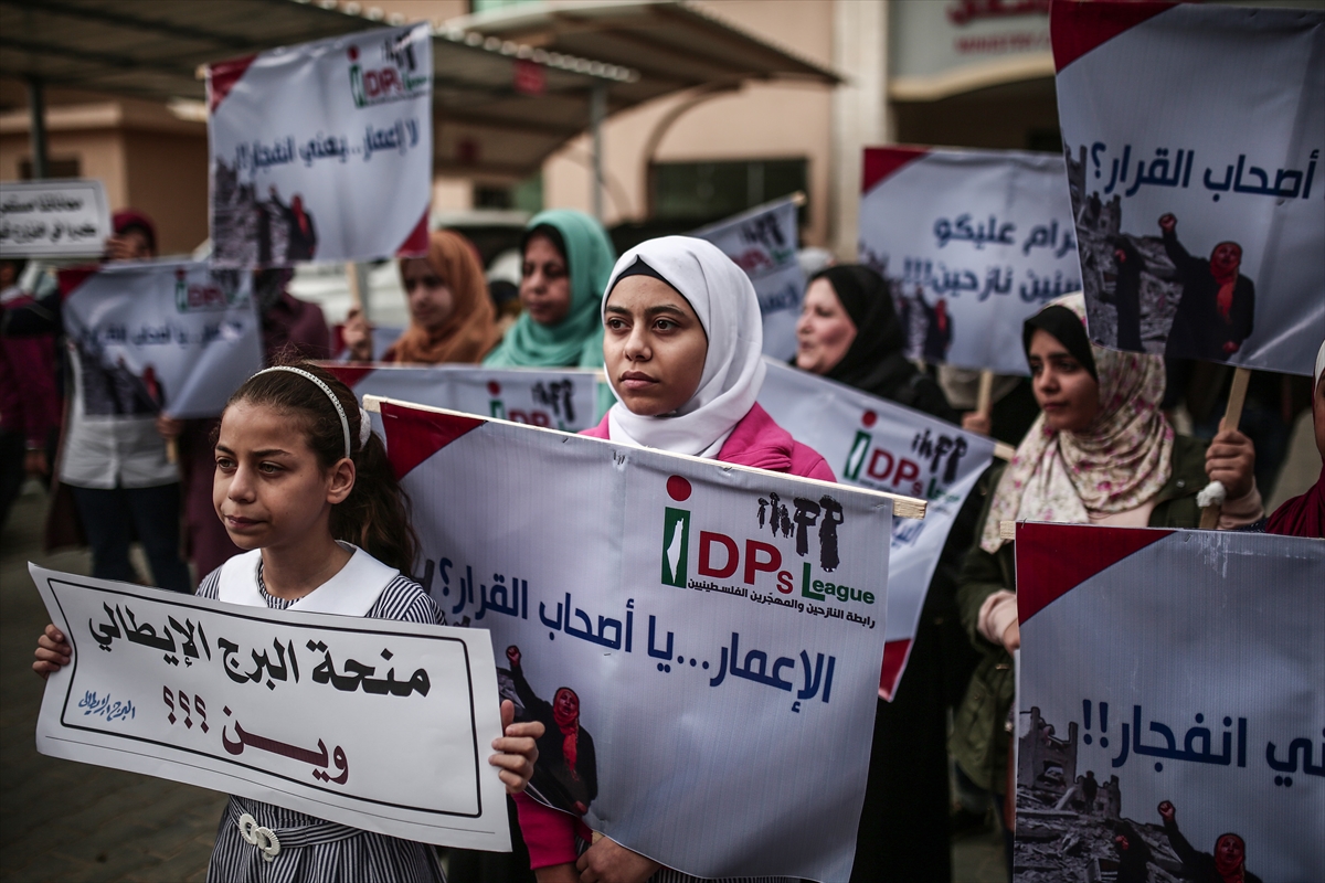 Gazzelilerden imarın gecikmesine protesto - 0