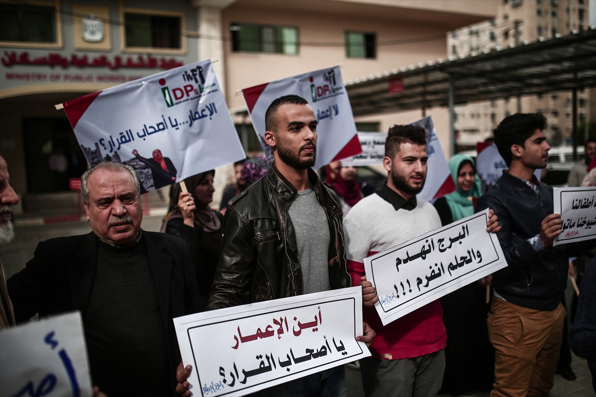 Gazzelilerden imarın gecikmesine protesto - 0