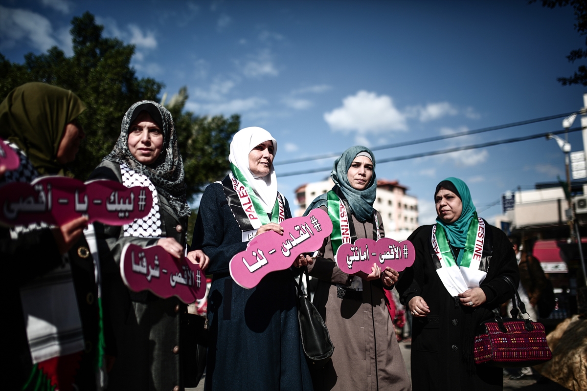 Filistinliler'den Kudüs protestosu - 0