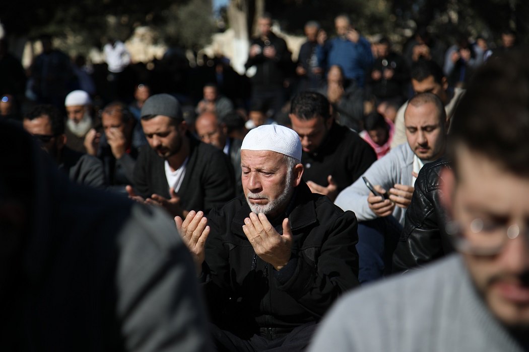 Mescid-i Aksa'da Cuma namazı - 0