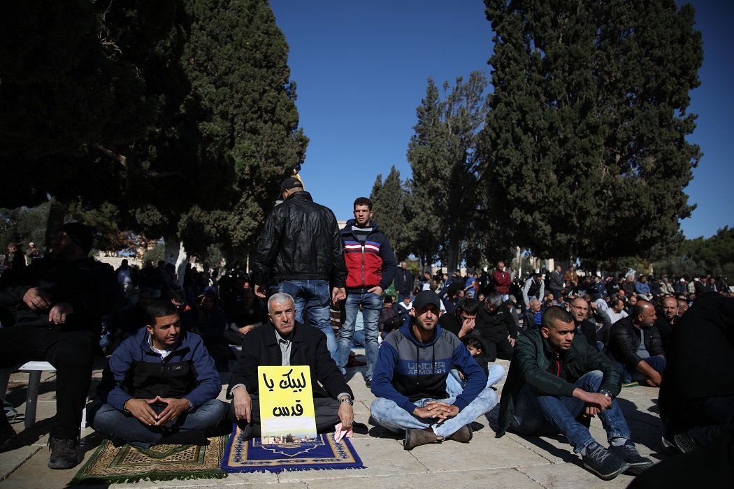 Mescid-i Aksa'da Cuma namazı - 0