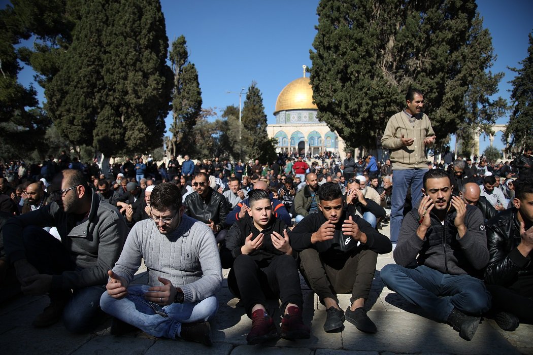 Mescid-i Aksa'da Cuma namazı - 0