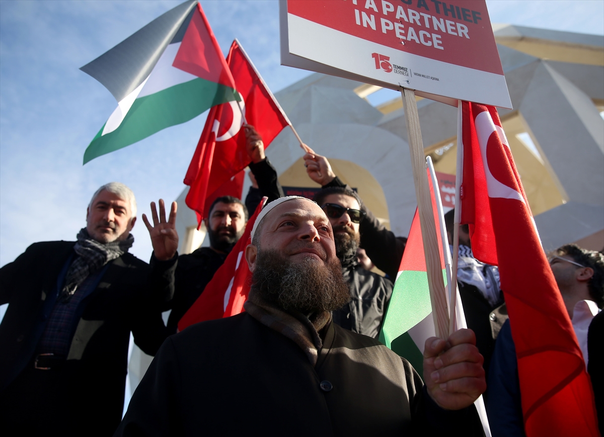 ABD'nin Kudüs kararı Şehitler Makamı'nda protesto edildi - 0