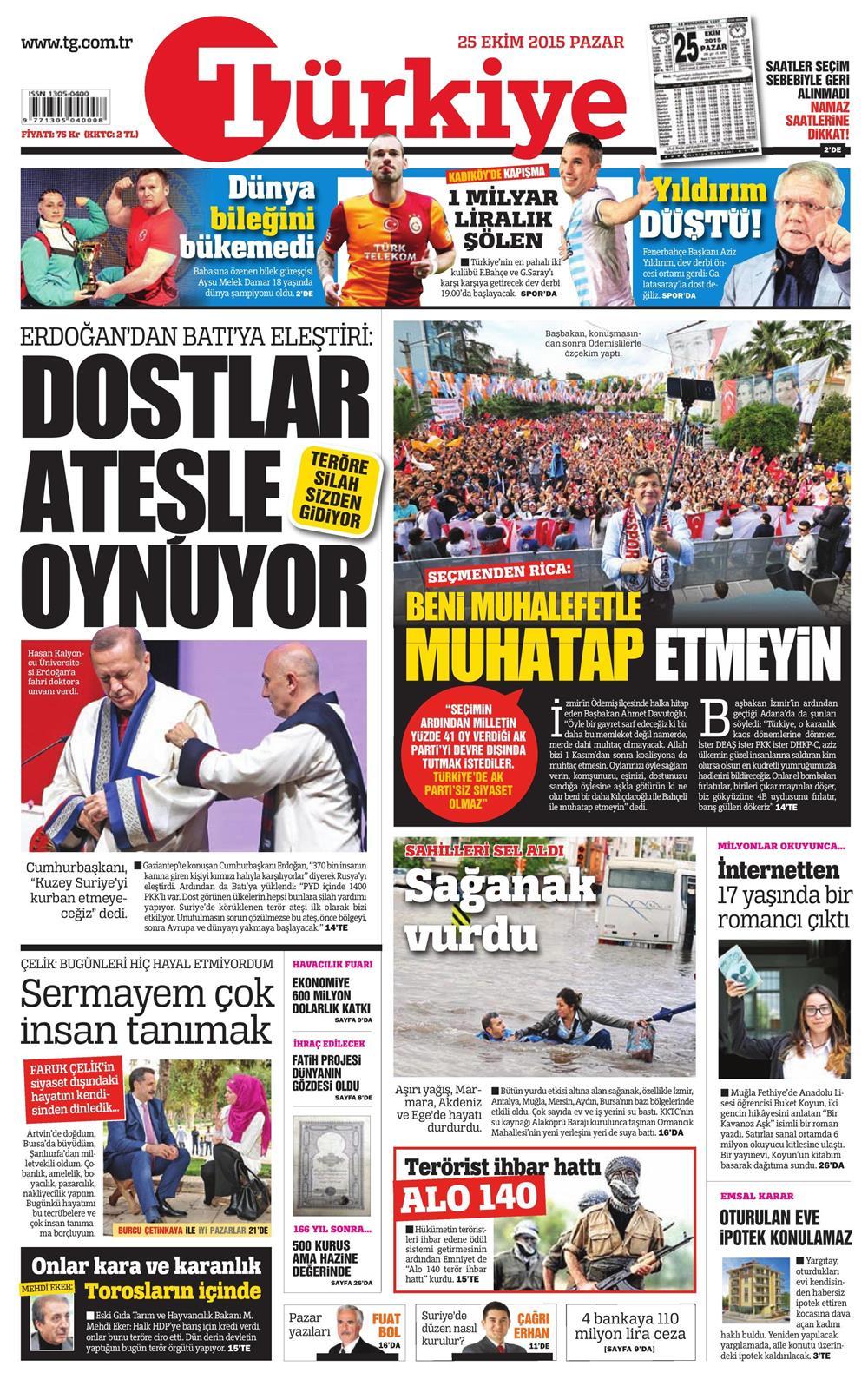 Gazeteler bugün ne yazdı? - 613