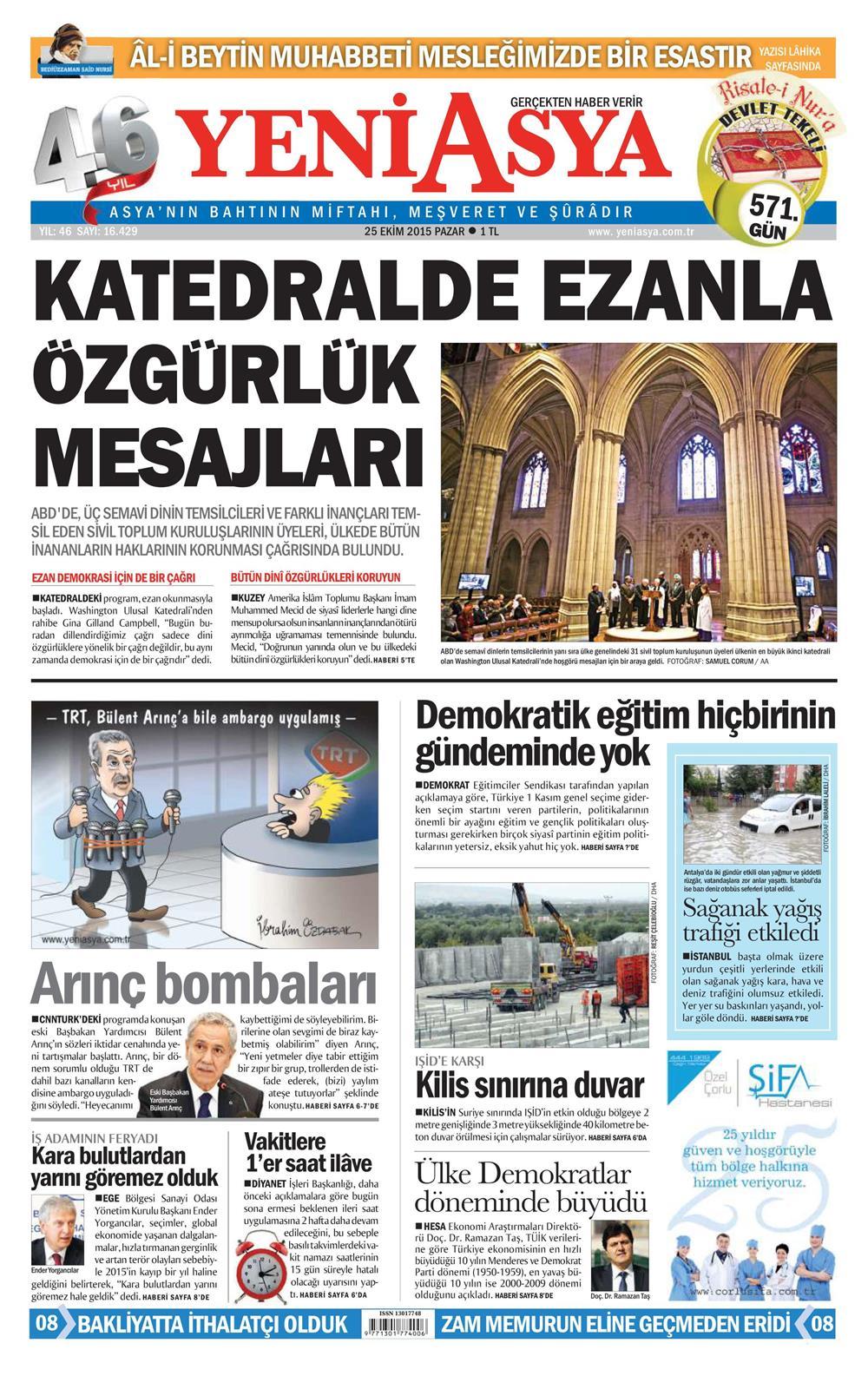 Gazeteler bugün ne yazdı? - 609