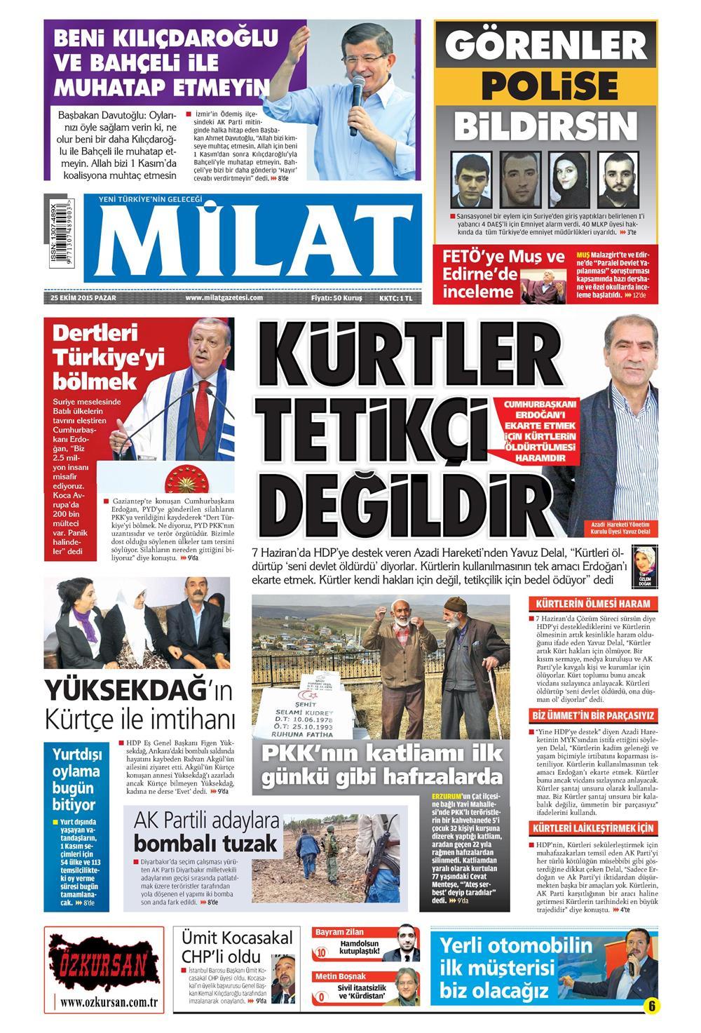 Gazeteler bugün ne yazdı? - 946