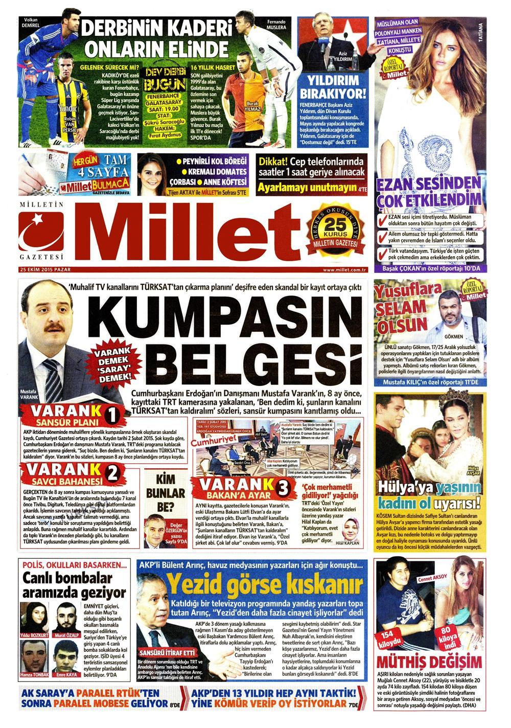 Gazeteler bugün ne yazdı? - 696