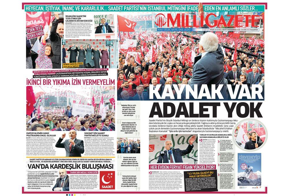 Gazeteler bugün ne yazdı? - 20