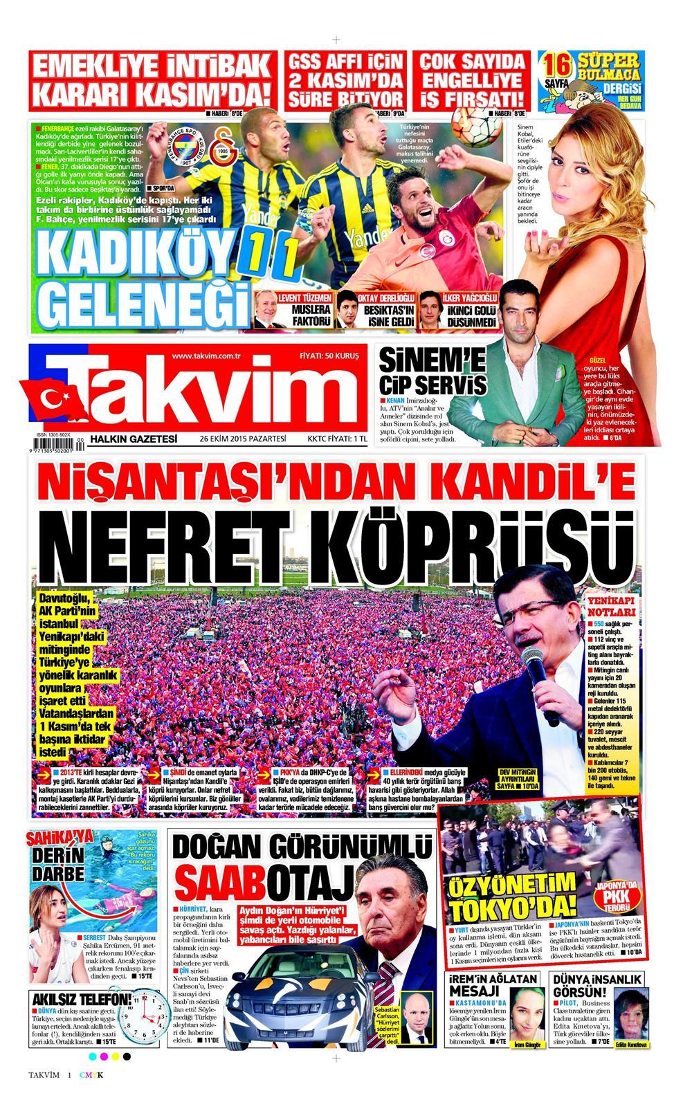 Gazeteler bugün ne yazdı? - 11