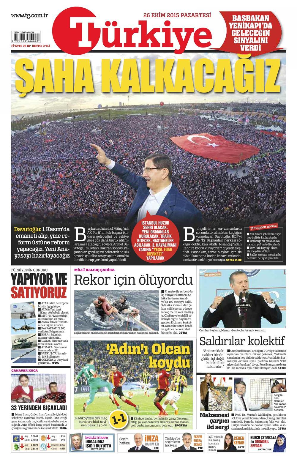 Gazeteler bugün ne yazdı? - 2