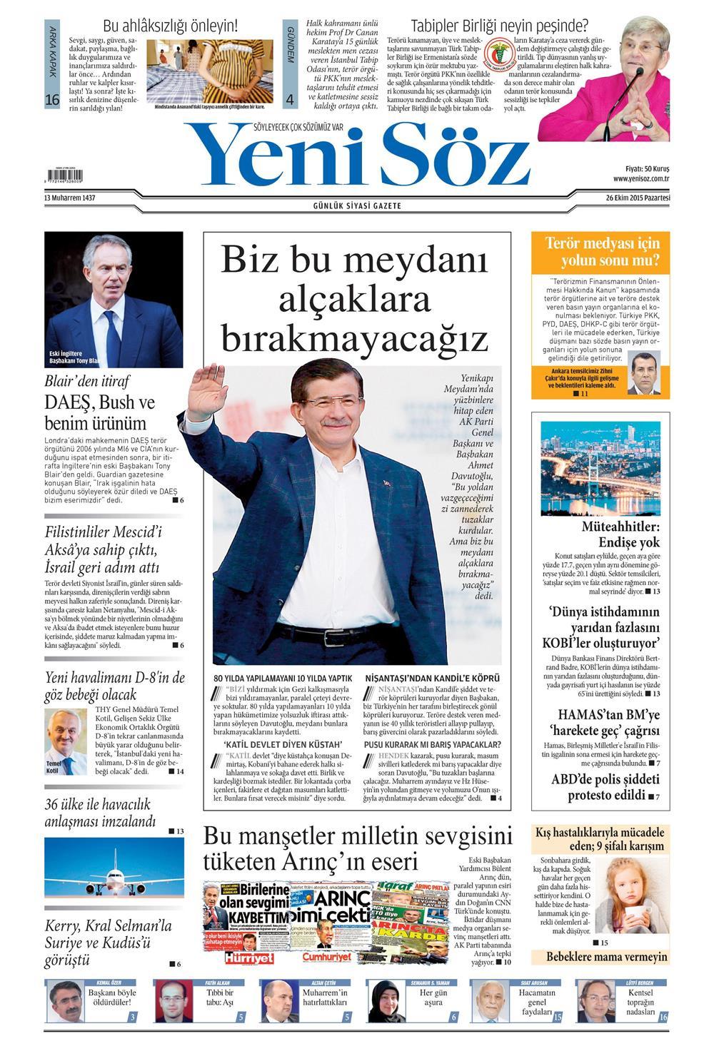 Gazeteler bugün ne yazdı? - 7