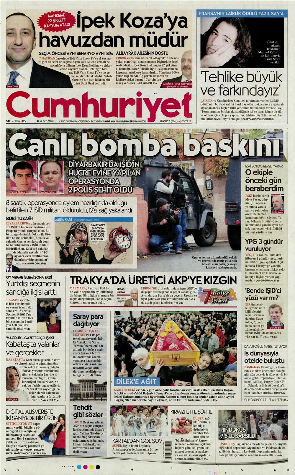 Gazeteler bugün ne yazdı? - 6