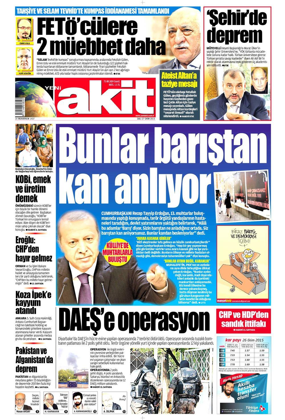 Gazeteler bugün ne yazdı? - 4