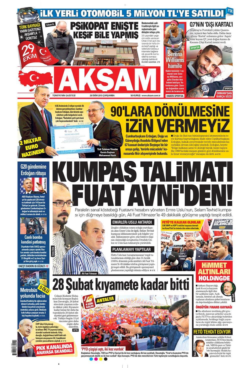 Gazeteler bugün ne yazdı? - 9