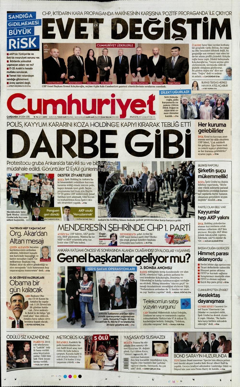 Gazeteler bugün ne yazdı? - 20