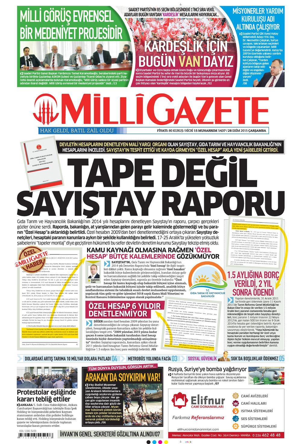 Gazeteler bugün ne yazdı? - 23