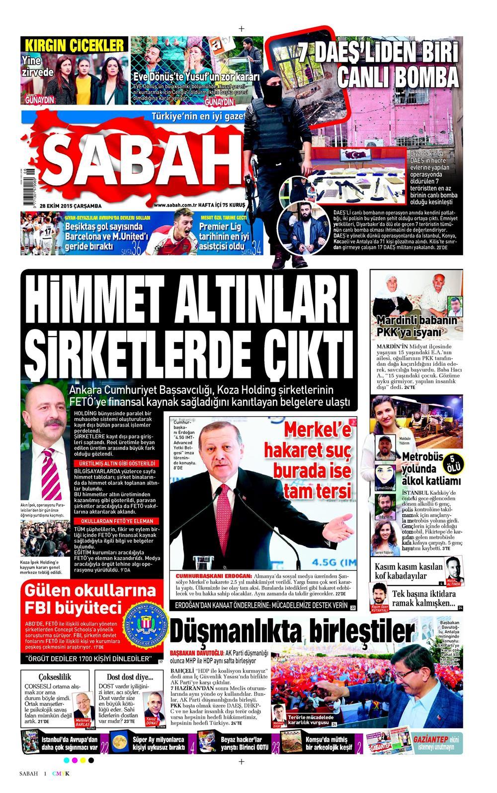 Gazeteler bugün ne yazdı? - 10