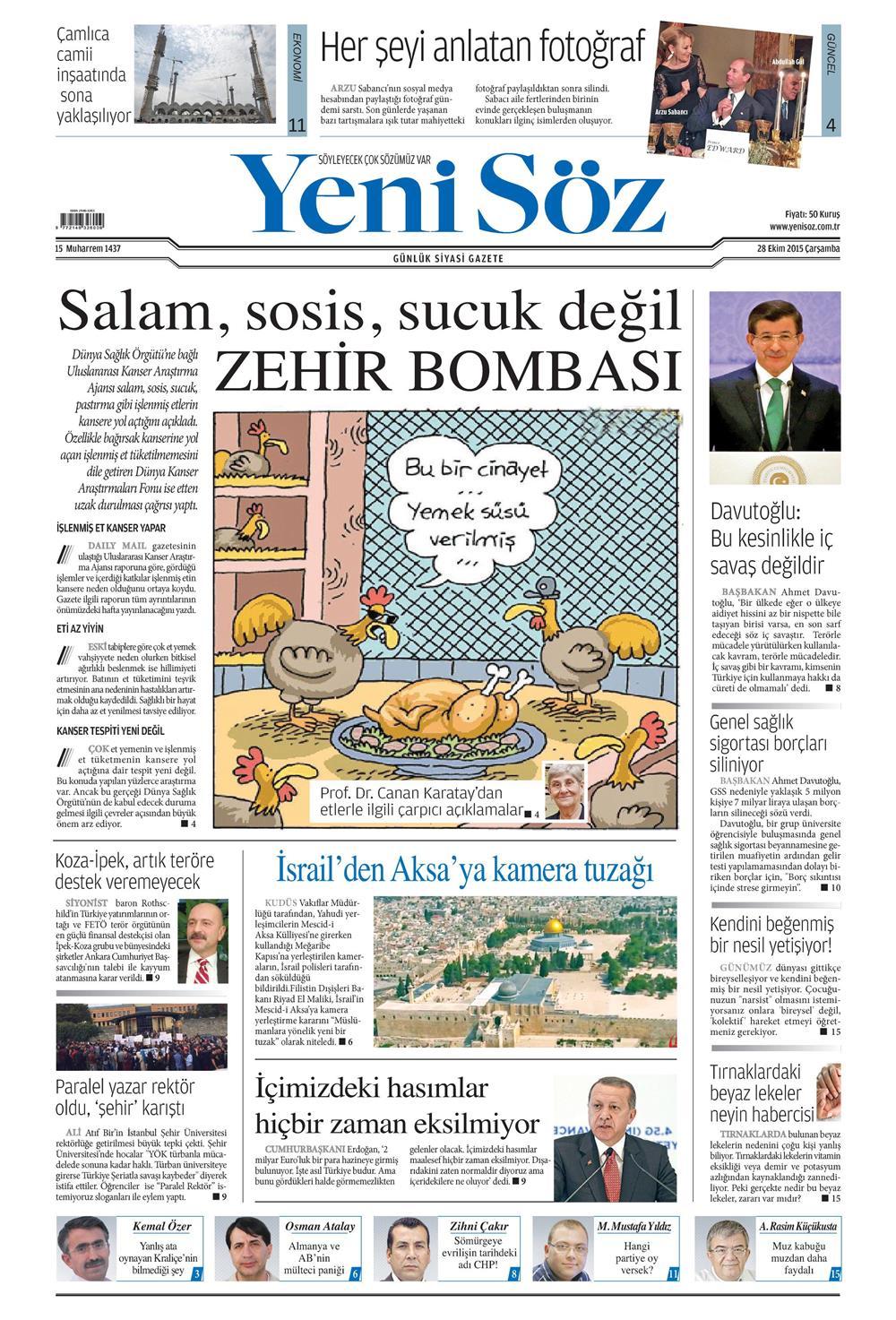 Gazeteler bugün ne yazdı? - 6