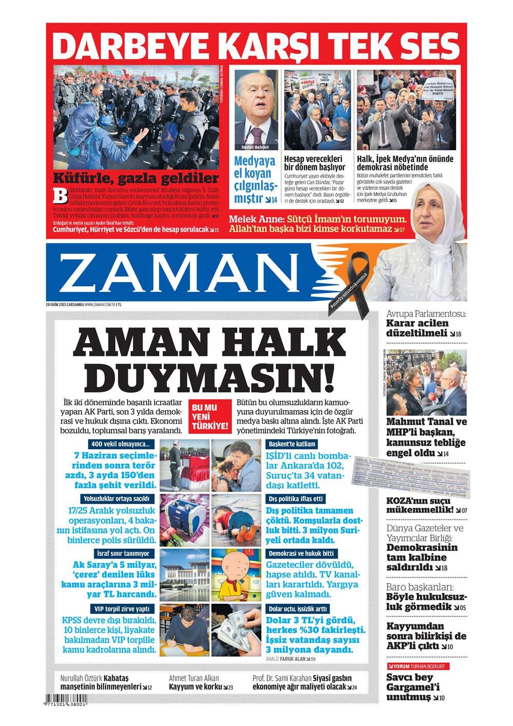 Gazeteler bugün ne yazdı? - 19