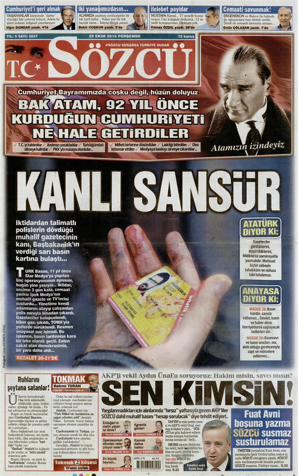 Gazeteler bugün ne yazdı? - 18