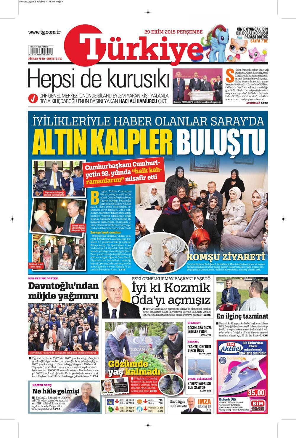 Gazeteler bugün ne yazdı? - 20