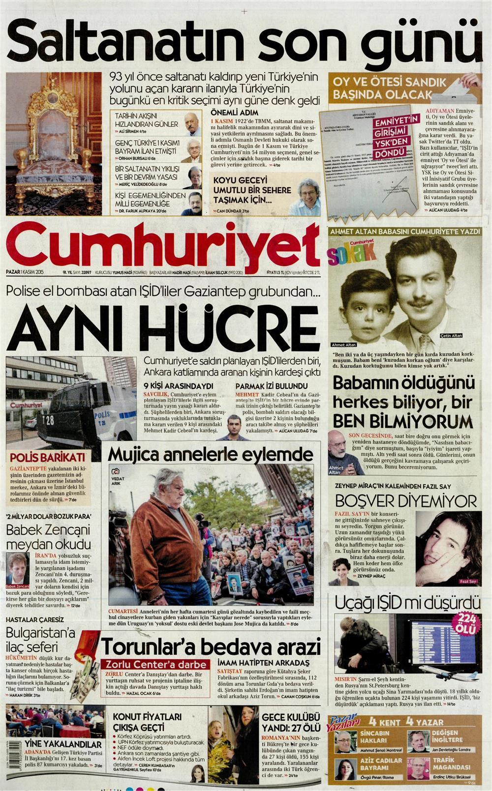 Gazeteler bugün ne yazdı? - 12