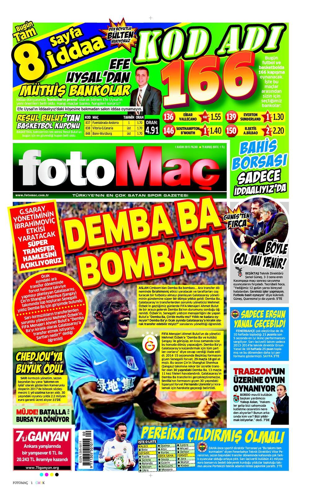 Gazeteler bugün ne yazdı? - 1