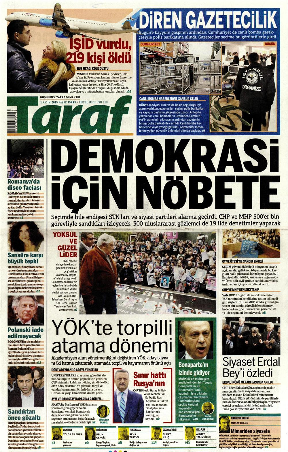 Gazeteler bugün ne yazdı? - 23