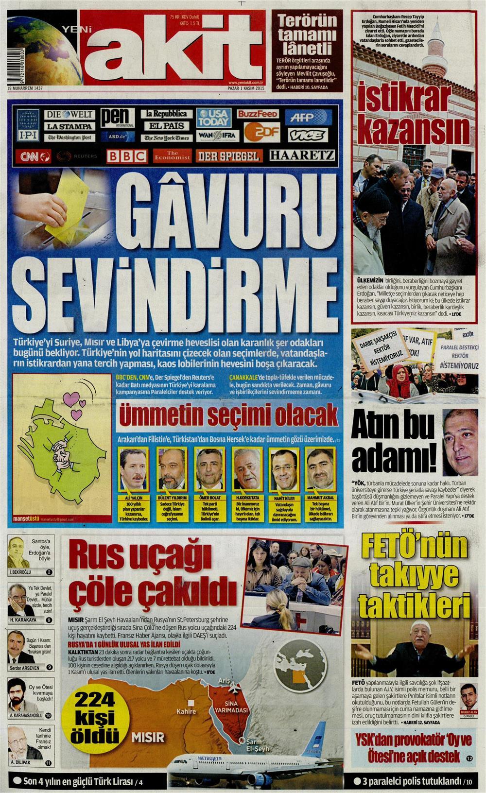 Gazeteler bugün ne yazdı? - 7