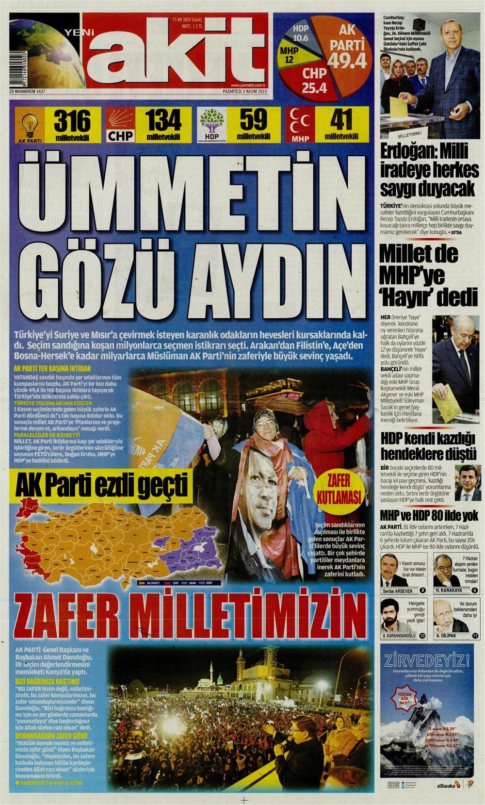 Gazeteler bugün ne yazdı? - 8