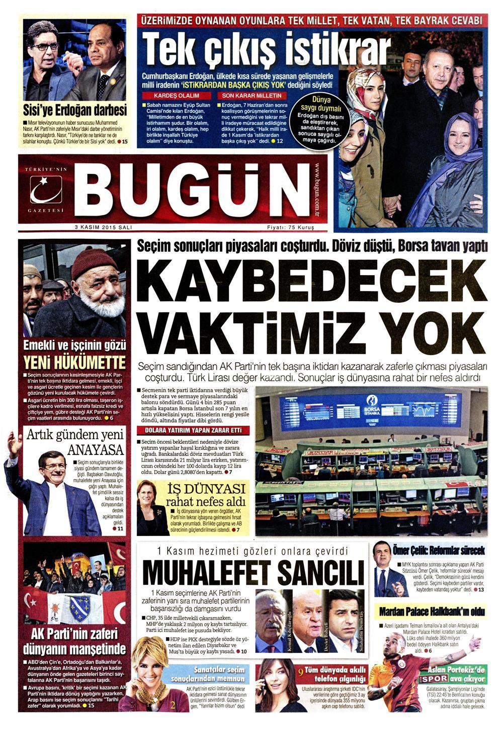 Gazeteler bugün ne yazdı? - 11