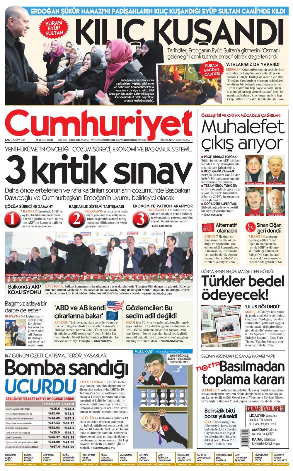 Gazeteler bugün ne yazdı? - 27