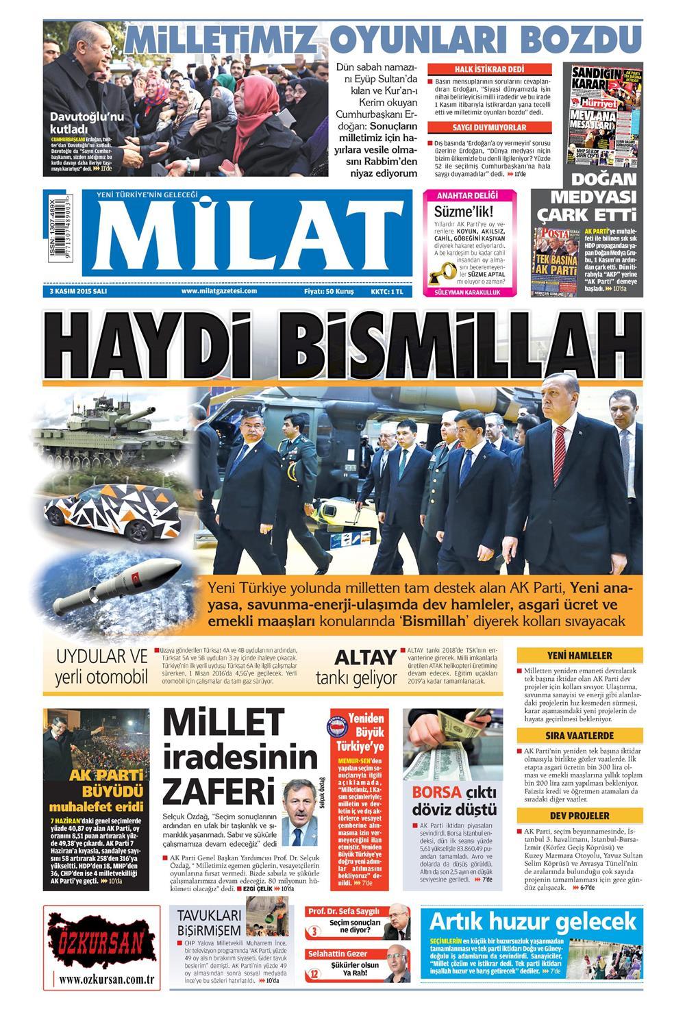 Gazeteler bugün ne yazdı? - 14