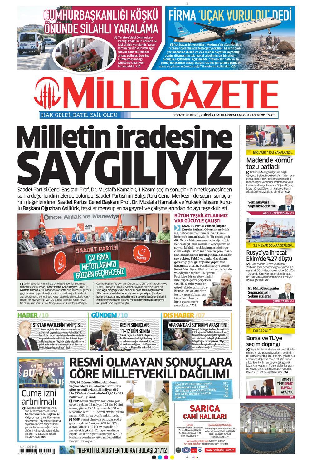 Gazeteler bugün ne yazdı? - 3