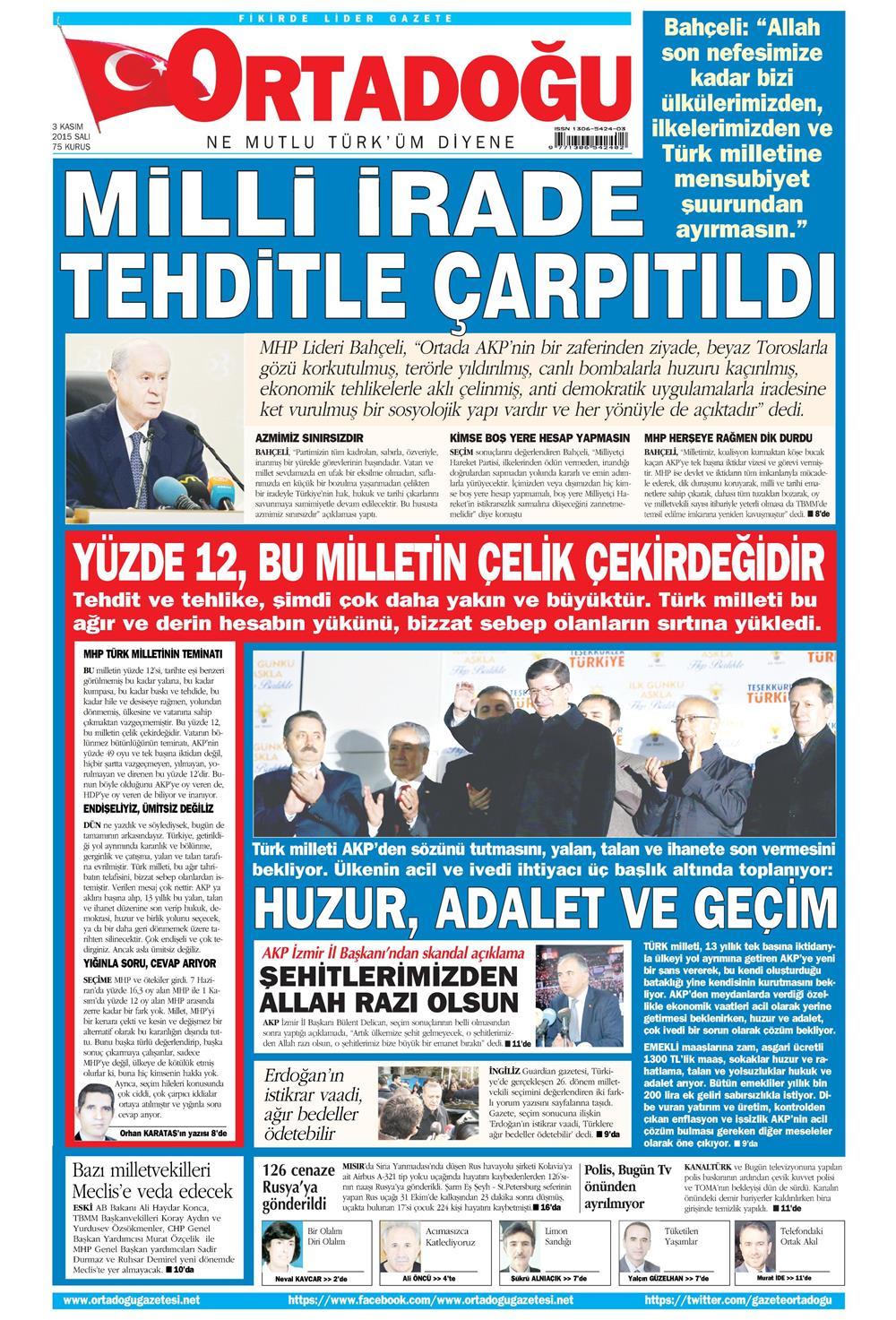 Gazeteler bugün ne yazdı? - 21